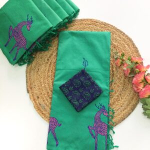 South Cotton Mix Sarees (Blue)