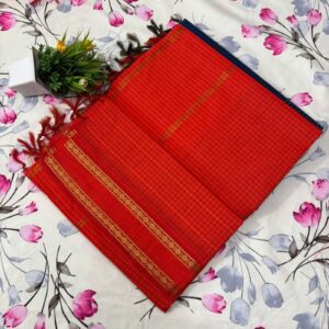 Arani Checked Cotton Sarees