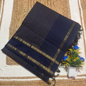 Arani Checked Cotton Sarees