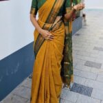 Checked Kalyani Cotton Sarees (Yellow With Green)