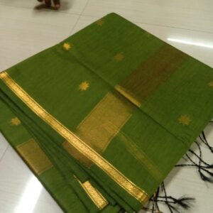 Maheshwari Silk Cotton Sarees (Mehanti)