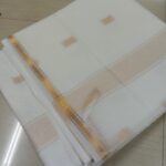 Maheshwari Silk Cotton Sarees (White)