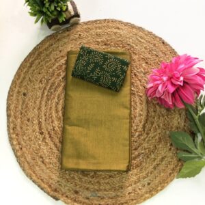 Plain South Cotton Mix Sarees