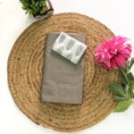 Plain South Cotton Mix Sarees (Grey)