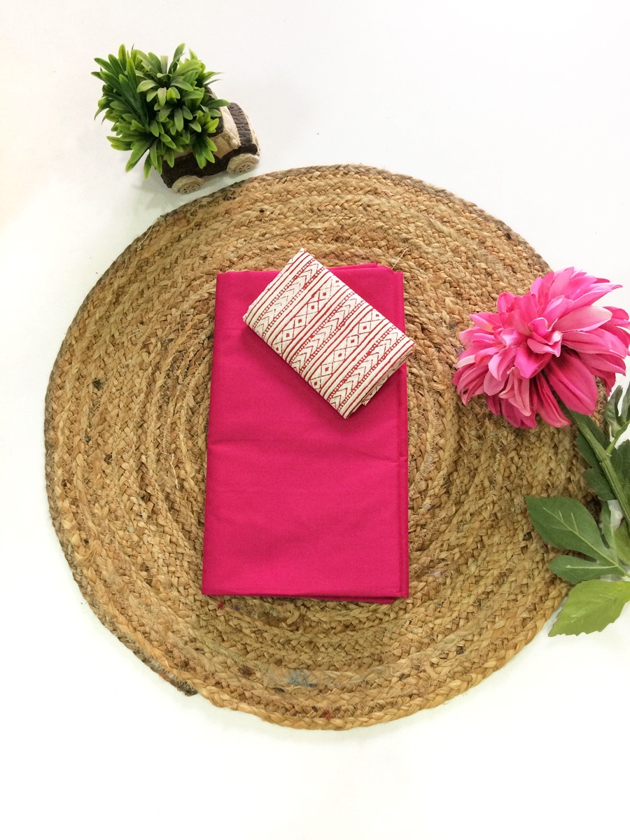 Plain South Cotton Mix Sarees